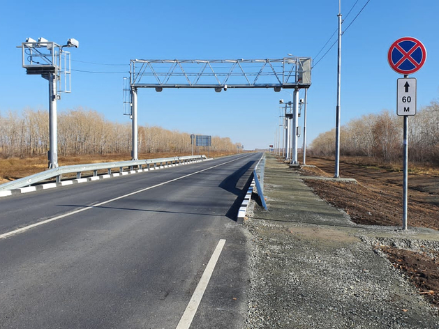 Новый пост весогабаритного контроля построили на транзитной дороге региона