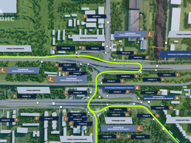Еще один съезд левобережной развязки четвертого моста откроют в Новосибирске