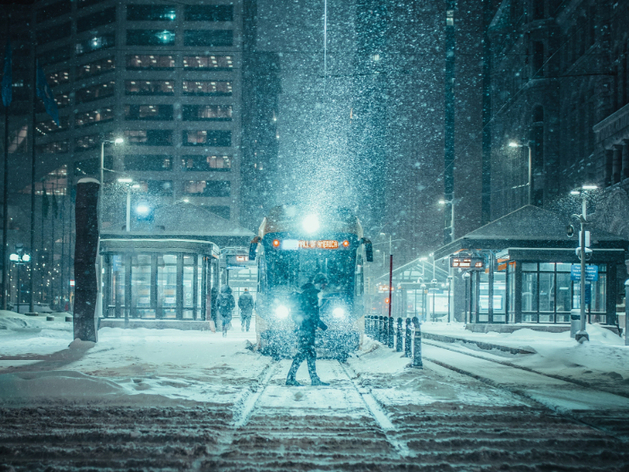 Резкое похолодание и усиление ветра в Новосибирске